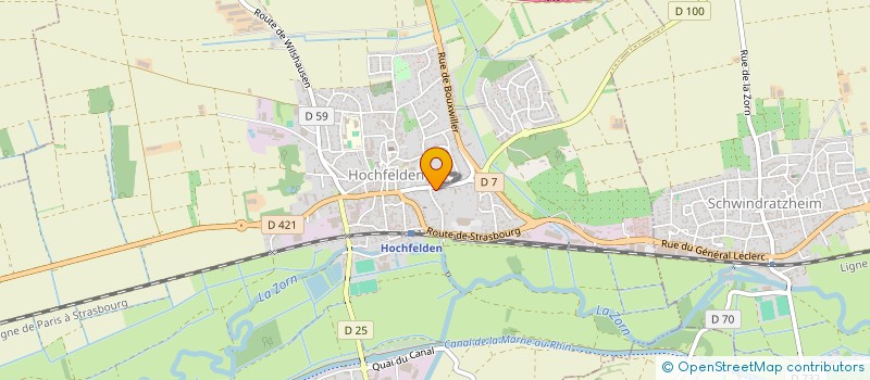 localisation de l'entreprise MADAME FRANCOISE GRASSER  HOCHFELDEN