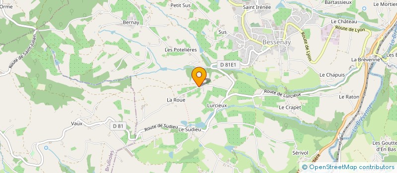 localisation de l'entreprise MADAME FRANCOISE GRATALOUP  BESSENAY