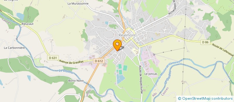 localisation de l'entreprise MADAME FRANCOISE GREFFIER  REALMONT