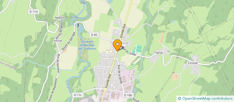 localisation de l'entreprise MADAME FRANCOISE GRENARD  IZERNORE