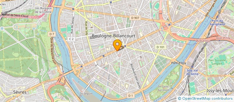 localisation de l'entreprise MADAME FRANCOISE GREVISSE à BOULOGNE-BILLANCOURT