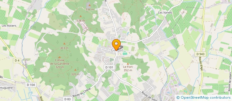 localisation de l'entreprise MADAME FRANCOISE GRIMAULT  GARGAS