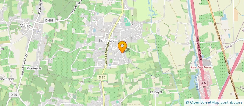 localisation de l'entreprise MADAME FRANCOISE GRIVEL  LUCENAY