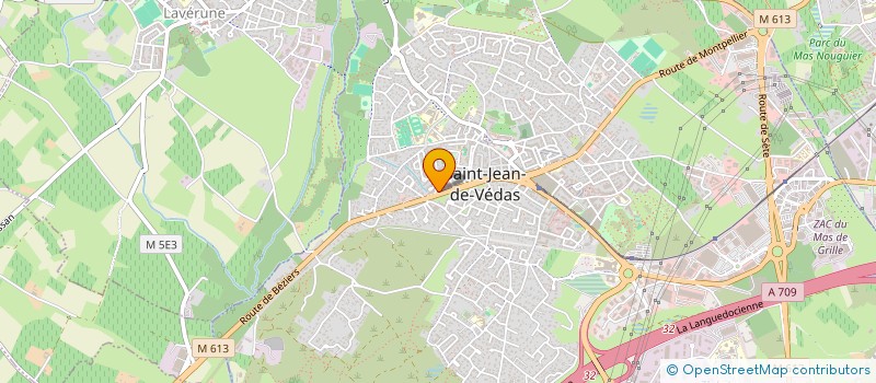 localisation de l'entreprise MADAME FRANCOISE GROLLEAU-RAOUX  MONTPELLIER