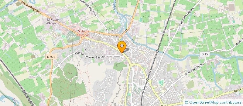 localisation de l'entreprise MADAME FRANCOISE GROS  CAVAILLON