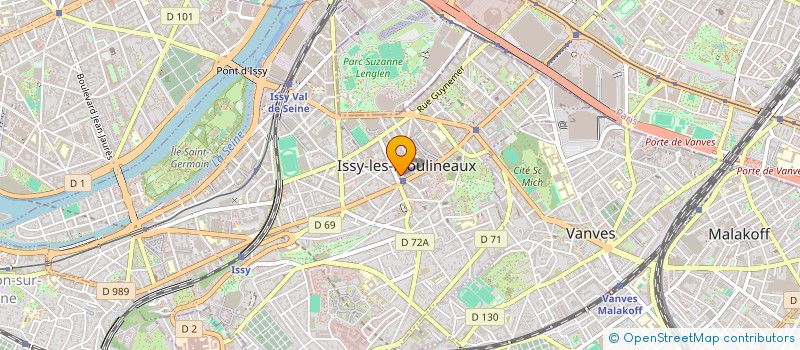 localisation de l'entreprise MADAME FRANCOISE GROSJEAN à ISSY-LES-MOULINEAUX