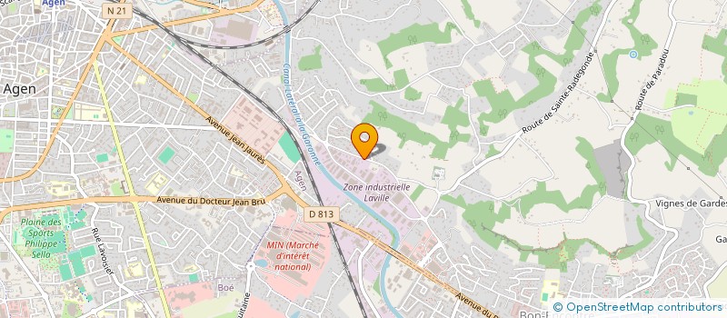 localisation de l'entreprise MADAME FRANCOISE GROSSET  BON-ENCONTRE