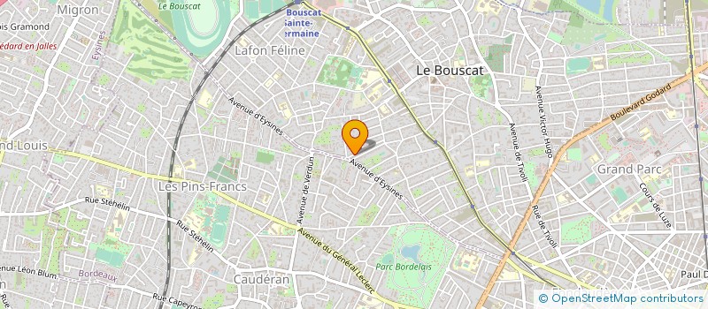 localisation de l'entreprise MADAME FRANCOISE GUENET à LE BOUSCAT