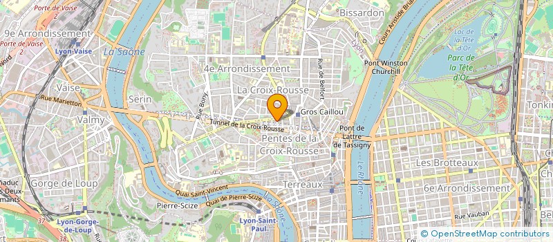localisation de l'entreprise MADAME FRANCOISE GUERIN à LYON