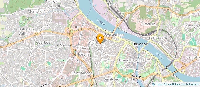 localisation de l'entreprise MADAME FRANCOISE GUERIN à BAYONNE