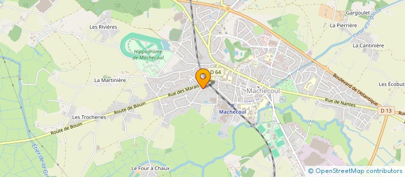localisation de l'entreprise MADAME FRANCOISE GUERIN à MACHECOUL-SAINT-MEME