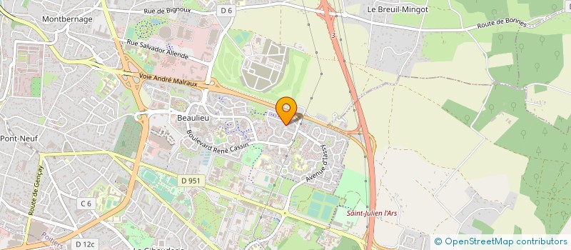 localisation de l'entreprise MADAME FRANCOISE GUERIN  POITIERS