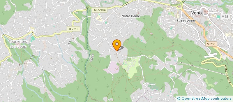 localisation de l'entreprise MADAME FRANCOISE GUERITTE  VENCE