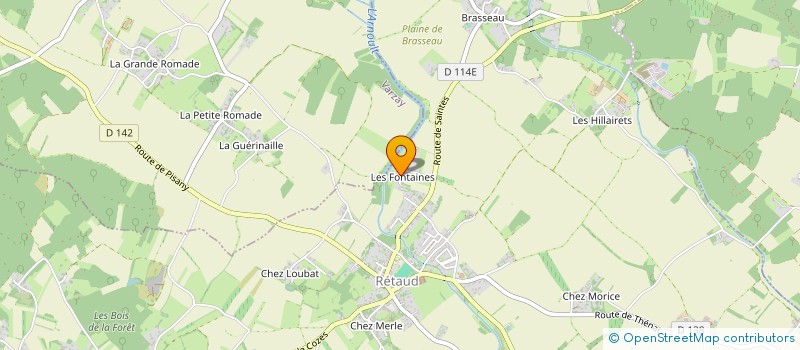 localisation de l'entreprise MADAME FRANCOISE GUIBERT  RETAUD