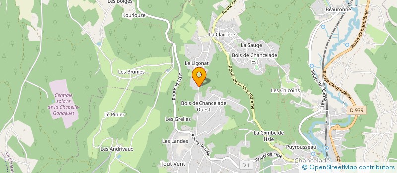 localisation de l'entreprise MADAME FRANCOISE GUIBERT à CHANCELADE