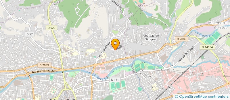 localisation de l'entreprise MADAME FRANCOISE GUICHARD à BRIVE-LA-GAILLARDE