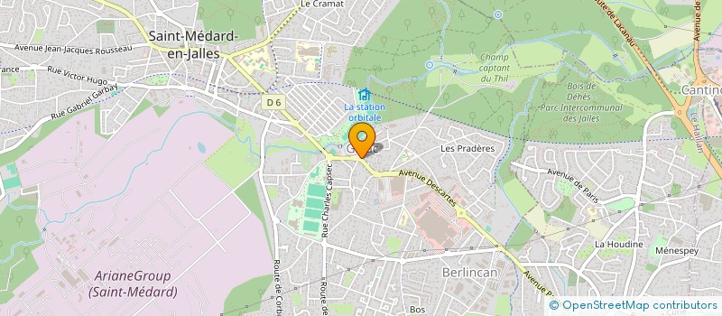 localisation de l'entreprise MADAME FRANCOISE GUICHENEVY  SAINT-MEDARD-EN-JALLES