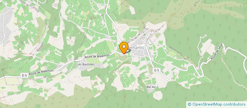 localisation de l'entreprise MADAME FRANCOISE GUIEYSSE  METHAMIS