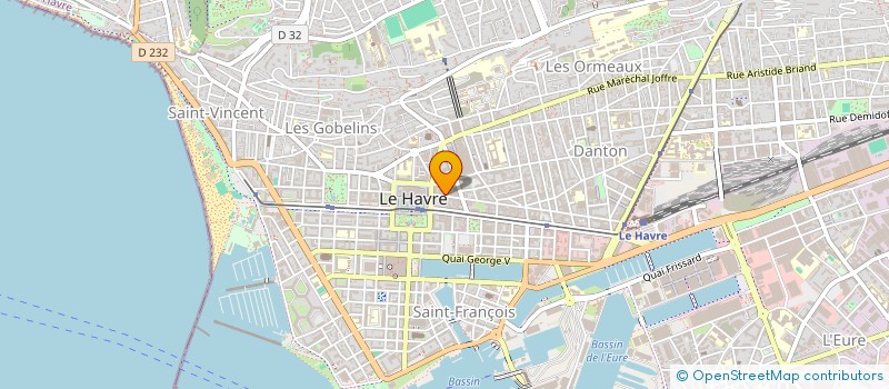 localisation de l'entreprise MADAME FRANCOISE GUILBAUT à LE HAVRE