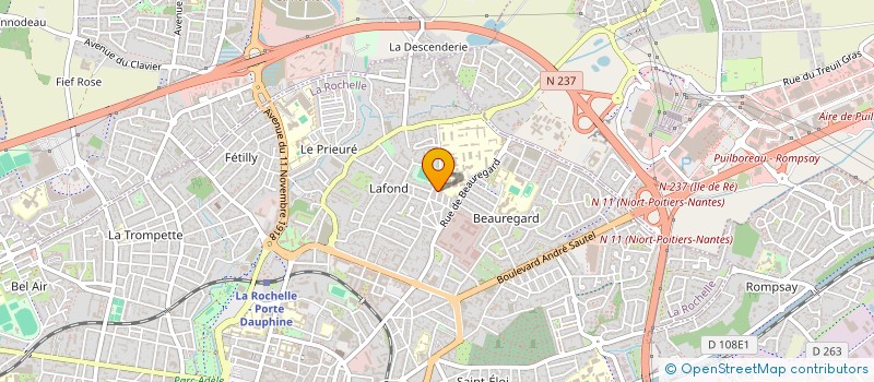 localisation de l'entreprise MADAME FRANCOISE GUILLAUMOND  LA ROCHELLE