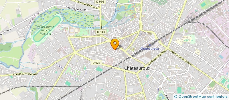 localisation de l'entreprise MADAME FRANCOISE GUILLEMAIN à CHATEAUROUX