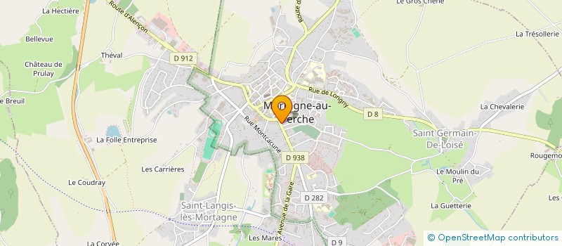 localisation de l'entreprise MADAME FRANCOISE GUILLERAND à MORTAGNE-AU-PERCHE