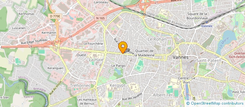 localisation de l'entreprise MADAME FRANCOISE GUILLEVIC à VANNES