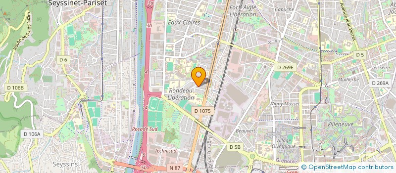 localisation de l'entreprise MADAME FRANCOISE GUILLOT  GRENOBLE