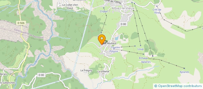 localisation de l'entreprise MADAME FRANCOISE GUILLOT  ALBIEZ-MONTROND