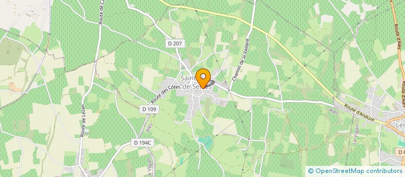 localisation de l'entreprise MADAME FRANCOISE GUIRAUDET  CANAULES-ET-ARGENTIERES