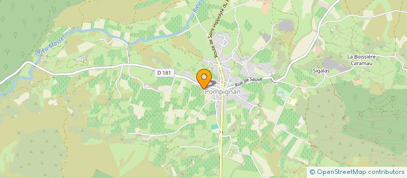 localisation de l'entreprise MADAME FRANCOISE GUISSART  POMPIGNAN