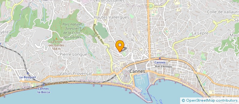 localisation de l'entreprise MADAME FRANCOISE GUIZOL à CANNES