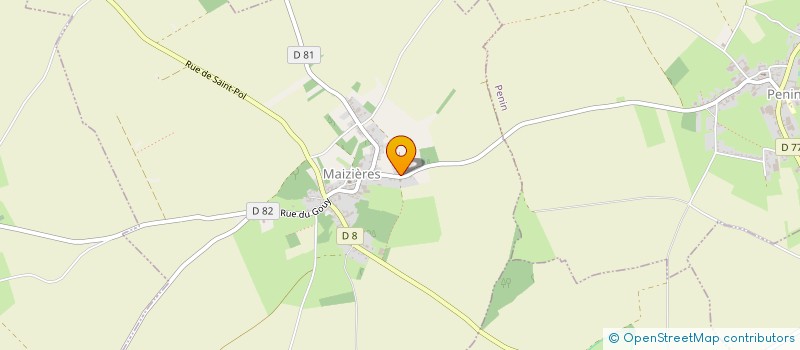 localisation de l'entreprise MADAME FRANCOISE GUST  TINCQUES