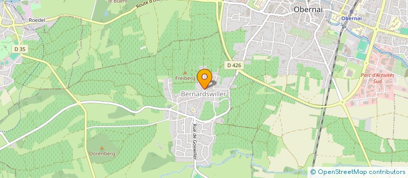 localisation de l'entreprise MADAME FRANCOISE GUTMANN  BERNARDSWILLER