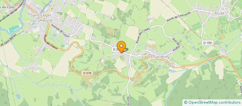 localisation de l'entreprise MADAME FRANCOISE GUYARD  CHARRECEY