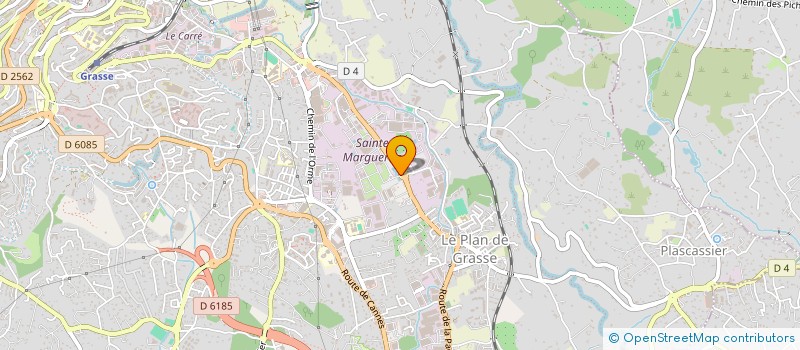 localisation de l'entreprise MADAME FRANCOISE HALLERY  GRASSE