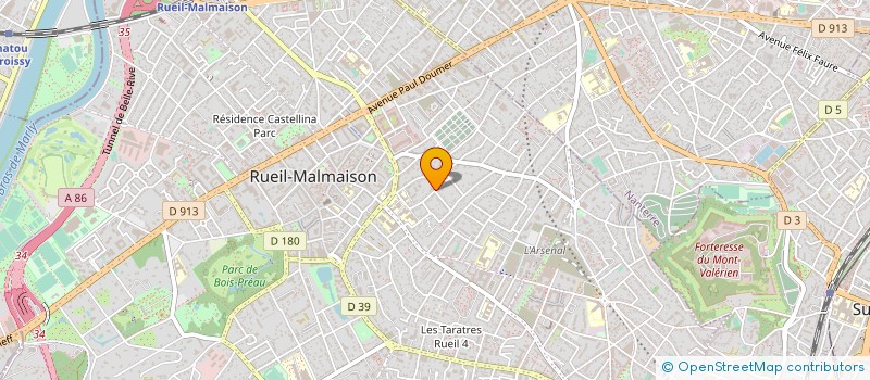 localisation de l'entreprise MADAME FRANCOISE HANIN à RUEIL-MALMAISON