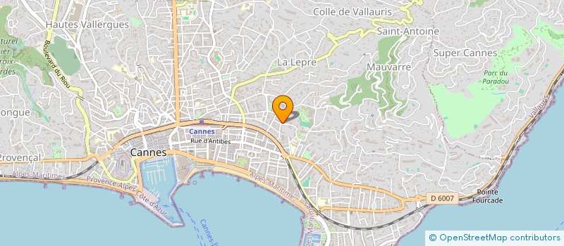 localisation de l'entreprise MADAME FRANCOISE HARDOUIN à CANNES