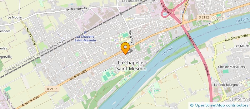 localisation de l'entreprise MADAME FRANCOISE HARMAND à LA CHAPELLE-SAINT-MESMIN