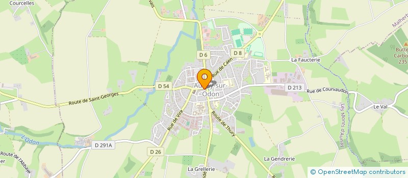 localisation de l'entreprise MADAME FRANCOISE HAUVEL  LES MONTS D'AUNAY