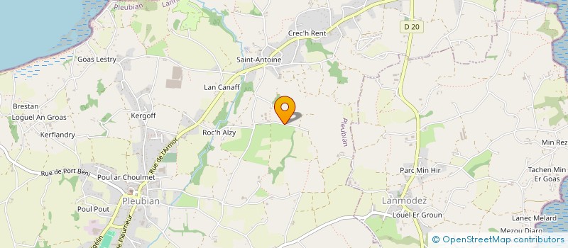 localisation de l'entreprise MADAME FRANCOISE HEGARET  KERBORS