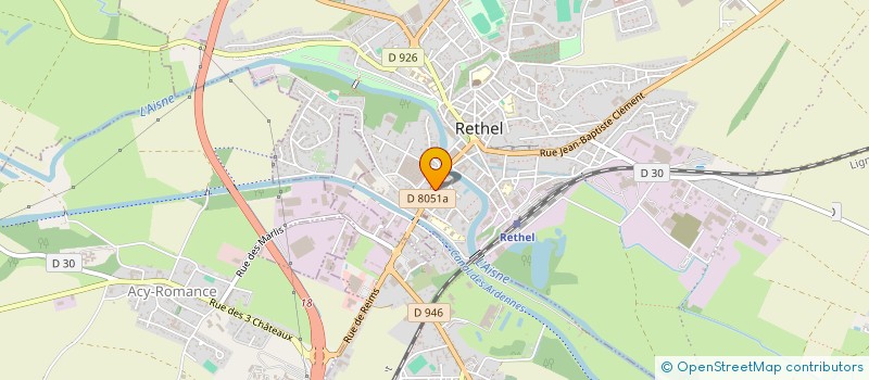 localisation de l'entreprise MADAME FRANCOISE HEITZ  RETHEL