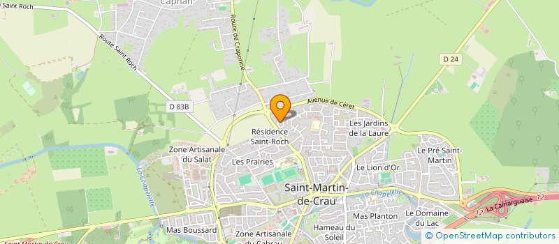 localisation de l'entreprise MADAME FRANCOISE HEITZLER à SAINT-MARTIN-DE-CRAU