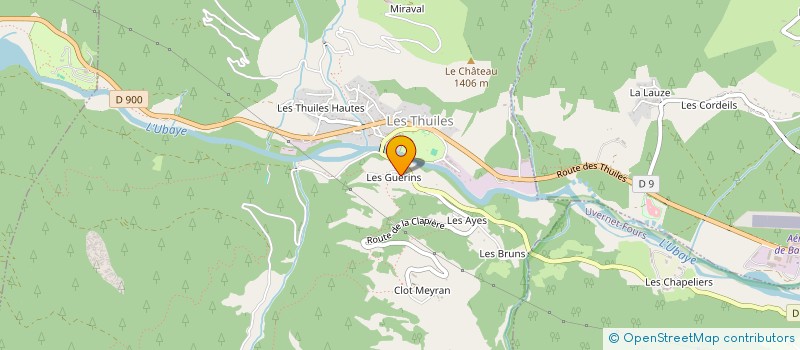 localisation de l'entreprise MADAME FRANCOISE HENRY à UVERNET FOURS