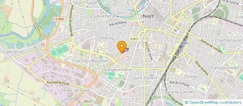 localisation de l'entreprise MADAME FRANCOISE HENRY à NIORT