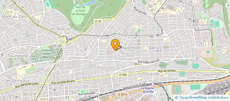 localisation de l'entreprise MADAME FRANCOISE HERICHE à LE HAVRE