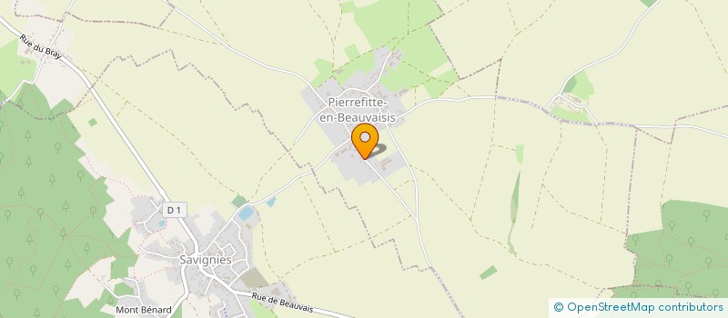 localisation de l'entreprise MADAME FRANCOISE HERICHE  PIERREFITTE-EN-BEAUVAISIS