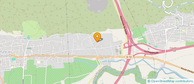 localisation de l'entreprise MADAME FRANCOISE HERRERO DE LA VEGA  LA FARE-LES-OLIVIERS