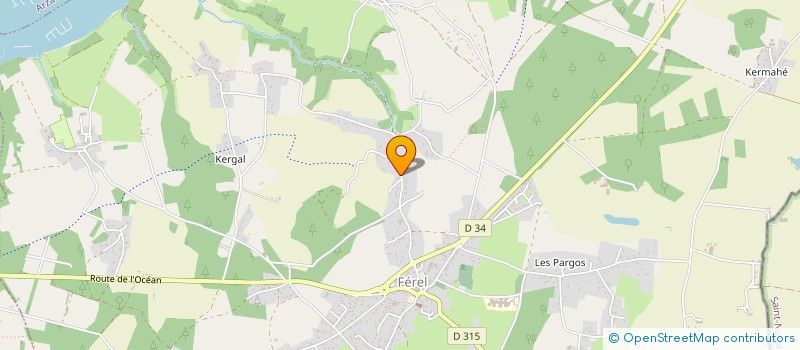 localisation de l'entreprise MADAME FRANCOISE HERVOCHE à FEREL