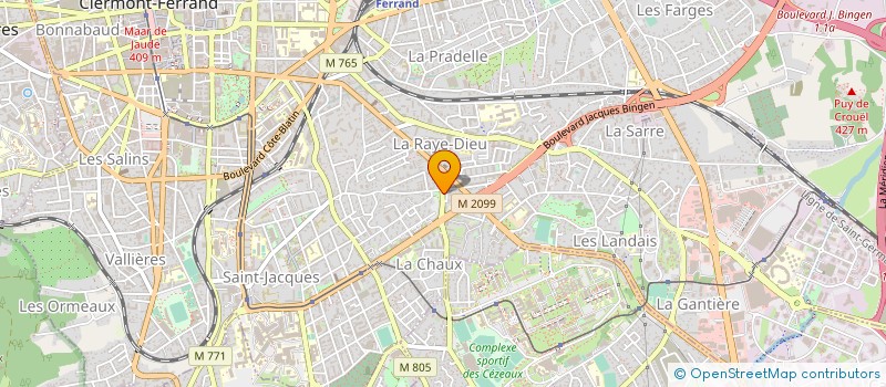 localisation de l'entreprise MADAME FRANCOISE HONORE  CLERMONT-FERRAND